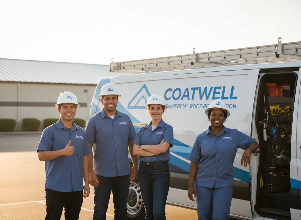 Commercial roof coating company in Oktaha, OK